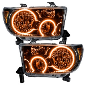 Toyota Tundra Headlight Assemblies - ORACLE Lighting - ColorSHIFT with BC1 Controller - Black Housing - `07-`13